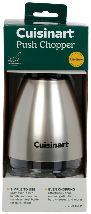 Thumbnail 1: CUISINART Stainless Steel Push Chopper 