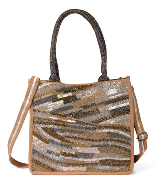 Thumbnail 1: AMERICA AND BEYOND Golden Layers Tote 