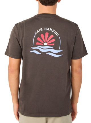 Thumbnail 1: Fair Harbor Men's Short Sleeve Graphic Crew Neck Tee 