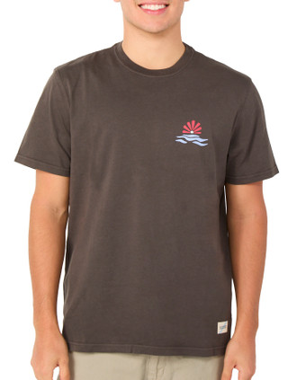 Thumbnail 2: Fair Harbor Men's Short Sleeve Graphic Crew Neck Tee 