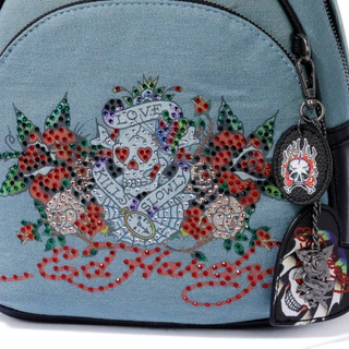 Thumbnail 4: Ed Hardy Wilma Cheetah-Print Denim Tote Bag 