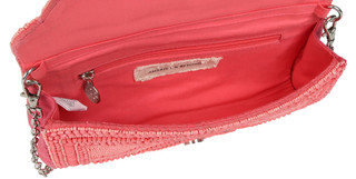 Thumbnail 2: AMERICA AND BEYOND America & Beyond Raspberry Royale Evening Clutch 