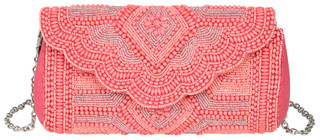 Thumbnail 1: AMERICA AND BEYOND America & Beyond Raspberry Royale Evening Clutch 