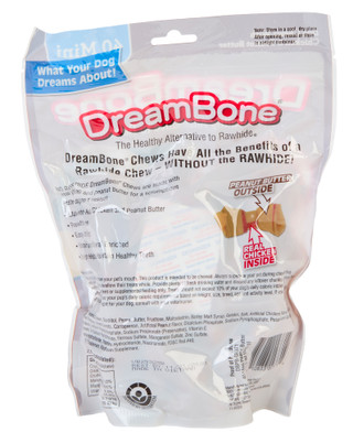 Thumbnail 2: DREAM BONE Peanut Butter Bone Chews 40 Count 