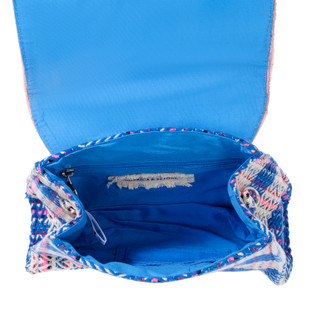 Thumbnail 4: AMERICA AND BEYOND Parrot Palette Foliage Top Handle Bag 