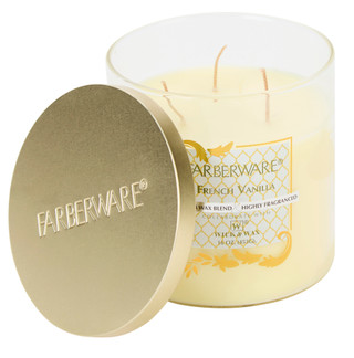 Thumbnail 2: Farberware 16 oz 3-Wick French Vanilla Jar Candle 