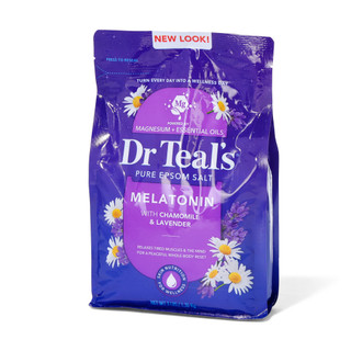 Thumbnail 3: Dr Teals Melatonin Sleep Epsom Salt Soak 3lb 4-Pack 