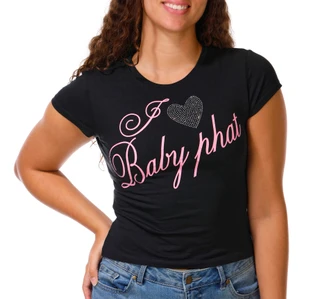 Thumbnail 1: Baby Phat Juniors Embellished Short Sleeve Tee 
