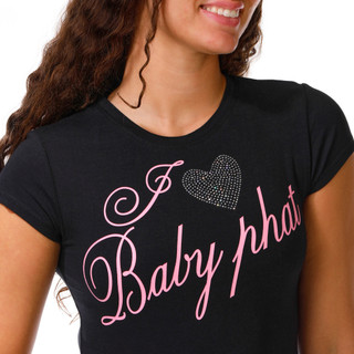 Thumbnail 2: Baby Phat Juniors Embellished Short Sleeve Tee 