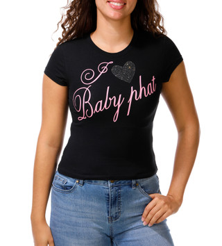 Thumbnail 1: Baby Phat Juniors Embellished Short Sleeve Tee 