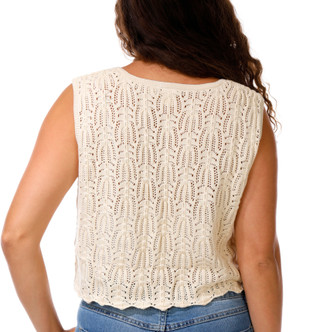 Thumbnail 2: ROXY Juniors Beach Bound Crochet Vest 