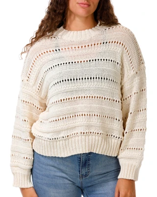 Thumbnail 1: Rip Curl Juniors Open Knit Sweater 