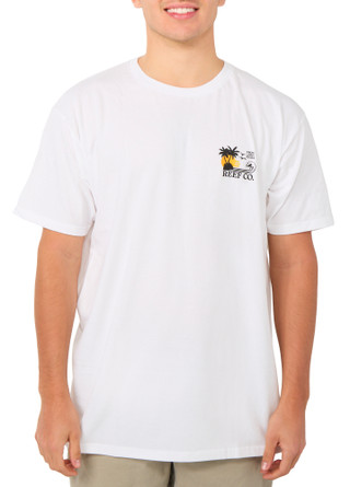 Thumbnail 2: REEF Men's Short Sleeve Graphic Crew Neck Tee 