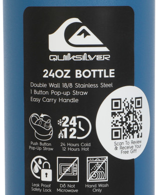 Thumbnail 3: Quicksilver Quiksilver Venice Stainless Steel Tumbler Beach Glass 