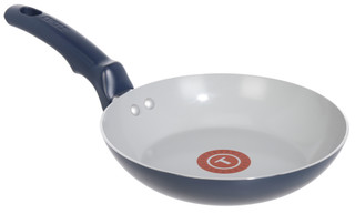 Thumbnail 1: T-fal Essentials Ceramic 8 Inch Blue Frypan 