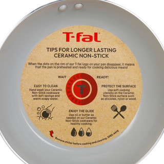 Thumbnail 5: T-fal Essentials Ceramic 8 Inch Blue Frypan 