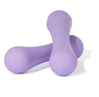 Thumbnail 2: RBX Iced Lilac 4LB Neoprene Bone Hand Weights 