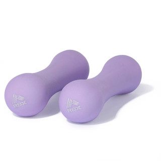 Thumbnail 3: RBX Iced Lilac 4LB Neoprene Bone Hand Weights 