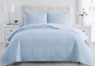 Thumbnail 2: Coastal Living Anita Blue Quilt 