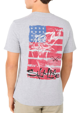 Thumbnail 1: Salt Life Men's Short Sleeve Graphic Crew Neck Tee 
