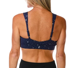 Thumbnail 2: Skechers Women's Active Go Walk Zip Front Print Sports Bra 