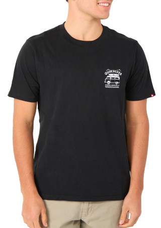 Thumbnail 1: Quiksilver Men's Short Sleeve Graphic Crew Neck Tee 