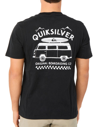 Thumbnail 2: Quiksilver Men's Short Sleeve Graphic Crew Neck Tee 