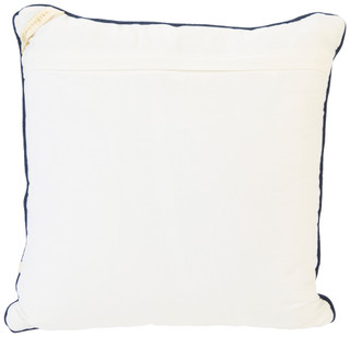 Thumbnail 2: MG MONOGRAM 22x22 Embroidered & Beaded Blue Pillow 