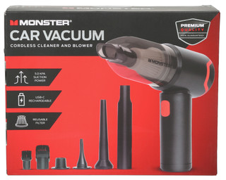 Thumbnail 1: Turtle Wax 12V Handheld Auto Vacuum with LED Light 