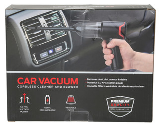 Thumbnail 2: Turtle Wax 12V Handheld Auto Vacuum with LED Light 