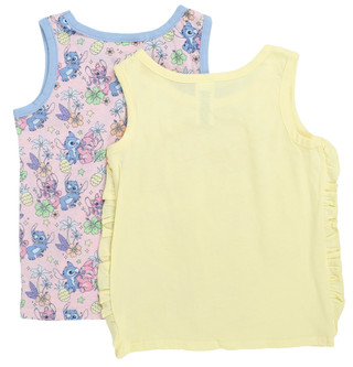 Thumbnail 2: STITCH Girls 2-Pack Stitch & Angel Tank Tops 
