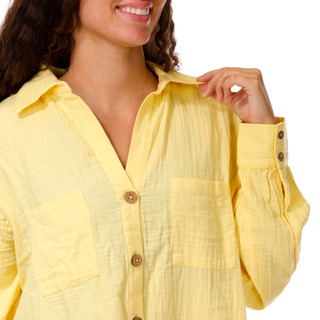 Thumbnail 2: BILLABONG Juniors Long Sleeve Button Down Top 