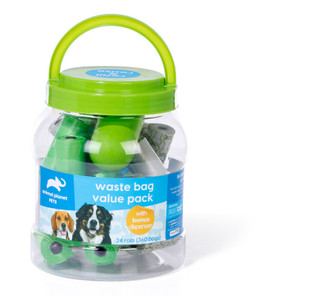 Thumbnail 1: Animal Planet 24-Count Waste Bag Tub Set 