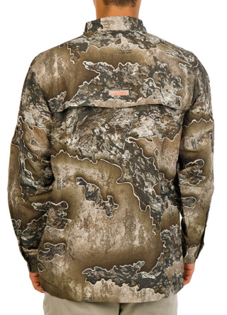 Thumbnail 3: Habit Outdoors Men's Long Sleeve Printed Button Down Shirt  