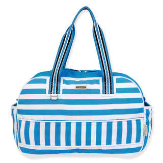Thumbnail 1: Sun N' Sand Blue Two-Way Stripe Duffle Bag 