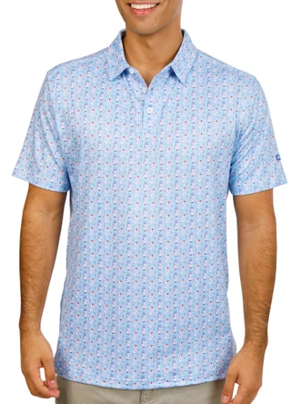 Thumbnail 1: Jedco Men's Printed Polo 