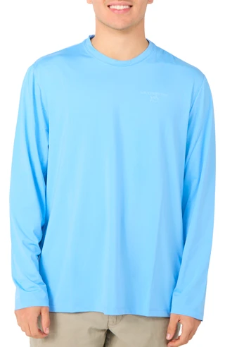 Thumbnail 2: Southern Tide Men's Outdoor Long Sleeve Performance Shirt 