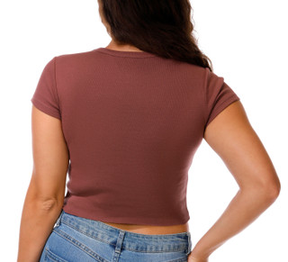Thumbnail 3: BILLABONG Juniors Graphic Crop Tee 