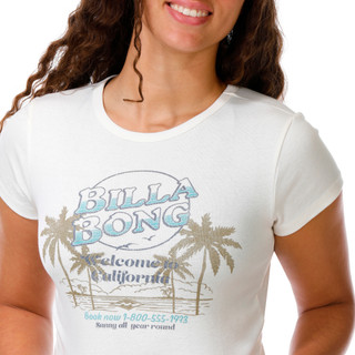 Thumbnail 4: BILLABONG Juniors Graphic Crop Tee 