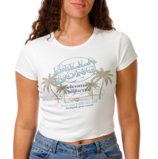 Thumbnail 1: BILLABONG Juniors Graphic Crop Tee 