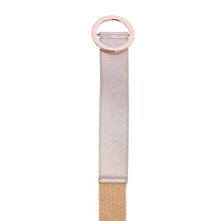 Thumbnail 2: ANNE KLEIN Snap Back Straw Stretch Belt 45MM 