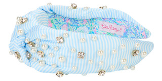 Thumbnail 2: LILLY PULITZER Stripe Pearl Knot Headband 