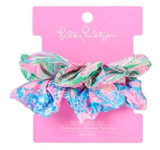 Thumbnail 1: LILLY PULITZER 2 Pc Scrunchie Set 