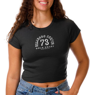 Thumbnail 1: BILLABONG Juniors Graphic Crop Tee 