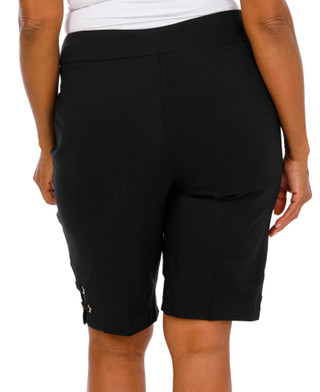 Thumbnail 3: Zac & Rachel Women's Plus Skimmer Shorts  