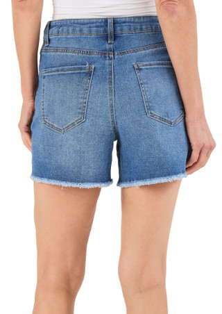 Thumbnail 2: Express Women's Denim Shorts  