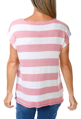 Thumbnail 2: ADRIENNE VITTADINI Women's Americana Faded Flag Knit Top 