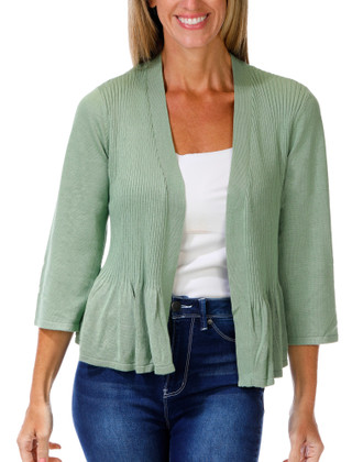 Thumbnail 1: ADRIENNE VITTADINI Women's Open Front Cardigan 