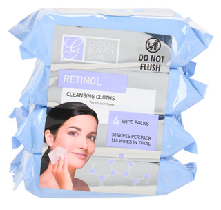 Thumbnail 2: Global Beauty Care 4 Pk Retinol Cleansing Cloths 
