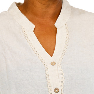Thumbnail 3: UNIQUE SPECTRUM Women's Plus Button Down Top 